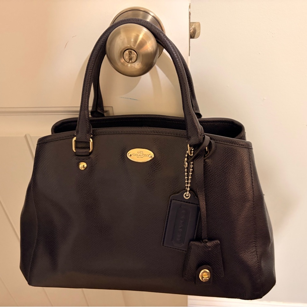 Coach Midnight Blue Margot Satchel